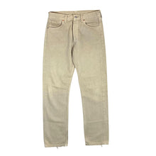 Load image into Gallery viewer, Vintage LEVI'S 501 Classic Beige Straight Leg Denim Jeans