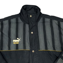 Load image into Gallery viewer, Vintage 90's PUMA KING Embroidered Logo Colour Block Lightly Padded Coach Managers Sports Jacket