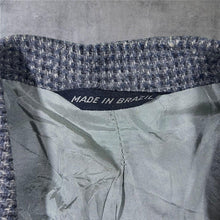 Load image into Gallery viewer, Vintage Reed St. James Made In Brazil Grey Houndstooth Style Sports Coat Blazer
