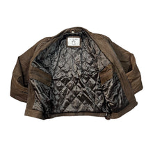 Load image into Gallery viewer, Vintage 90's XILE LEATHER Classic Brown Genuine Real Leather Zip Bomber Jacket