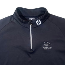 Load image into Gallery viewer, FootJoy "Rufford Park Golf Club" Embroidered Logo 1/4 Zip Grey Pullover Sweatshirt Top