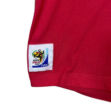 Load image into Gallery viewer, FIFA World Cup South Africa 2010 "PORTUGAL MY TEAM" Football Graphic Ringer T-Shirt