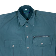 Load image into Gallery viewer, Vintage EUROHIKE Classic Blue Cotton Utility Short Sleeve Shirt
