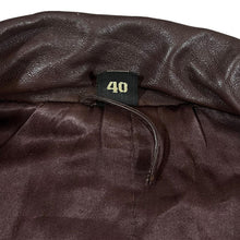 Load image into Gallery viewer, Vintage 90's PEC Genuine Real Burgundy Leather Bomber Jacket