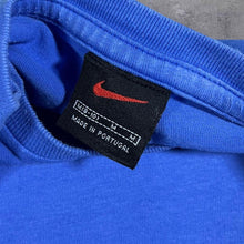 Load image into Gallery viewer, Vintage Nike Classic Embroidered Mini Swoosh Logo Blue Short Sleeve T-Shirt