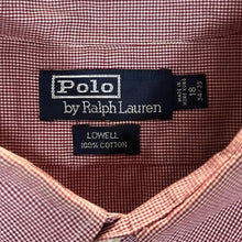 Load image into Gallery viewer, Early 00's POLO RALPH LAUREN "Lowell" Classic Gingham Check Short Sleeve Cotton Shirt