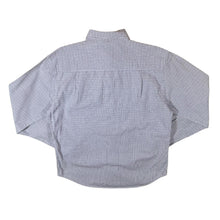 Load image into Gallery viewer, Vintage Fjallraven Light Blue White Check Long Sleeve Cotton Shirt