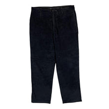 Load image into Gallery viewer, NAUTICA Classic Black Cotton Corduroy Cord Straight Leg Trousers