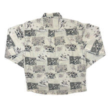 Load image into Gallery viewer, Vintage Woods & Water Labrador Animal Wildlife All-Over Print Long Sleeve Button-Up Shirt