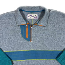 Load image into Gallery viewer, Vintage 90's SUPERCOMP BY ELHO Colour Block 1/4 Zip Fleece Sweatshirt