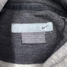 Load image into Gallery viewer, Early 00's NIKE Embroidered Big Logo Spellout Colour Block Distressed Beater Pullover Hoodie