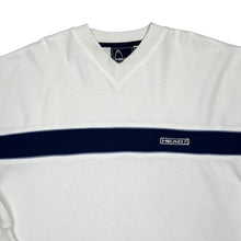 Load image into Gallery viewer, Early 00's HEAD Classic Embroidered Mini Logo V-Neck Sweatshirt