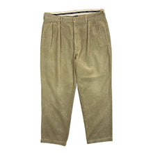 Load image into Gallery viewer, Early 00's POLO RALPH LAUREN Polo Cords Brown Beige Corduroy Cord Straight Leg Trousers