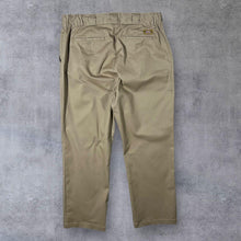 Load image into Gallery viewer, Dickies Classic Beige Skater Workwear Stretch Waist Chino Trousers