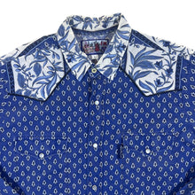Load image into Gallery viewer, Vintage 90's ATELIER PROVINCAL Floral Paisley Pearl Snap Western Cowboy Long Sleeve Shirt