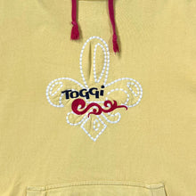 Load image into Gallery viewer, TOGGI Classic Embroidered Big Logo Spellout Yellow Pullover Hoodie
