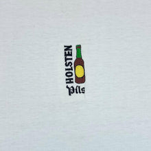 Load image into Gallery viewer, Vintage HOLSTEN PILS Beer Embroidered Mini Patch Logo White T-Shirt