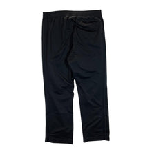 Load image into Gallery viewer, ADIDAS Classic Three Stripe Black Straight Cuff Tracksuit Bottoms