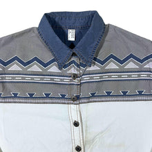 Load image into Gallery viewer, Vintage Forbidden Co. Cowboy Western Aztec Patterned Long Sleeve Cotton Shirt