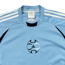 Load image into Gallery viewer, ADIDAS "+10" Classic Football Logo Graphic Three Stripe Polyester Sports T-Shirt