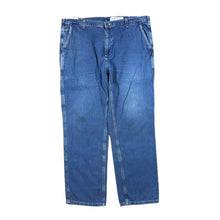 Load image into Gallery viewer, Early 00's CARHARTT "Dungaree Fit" Made In Mexico Blue Denim Carpenter Worker Straight Leg Jeans