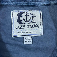 Load image into Gallery viewer, LAZY JACKS Classic Embroidered Mini Logo Surfer Blue Zip Hoodie