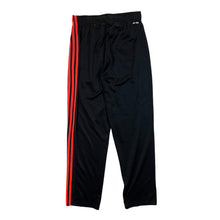 Load image into Gallery viewer, ADIDAS Climalite Three Stripe Black Straight Cuff Tracksuit Bottoms