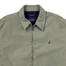 Load image into Gallery viewer, NAUTICA Classic Embroidered Mini Logo Check Lined Windbreaker Bomber Jacket