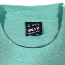 Load image into Gallery viewer, Vintage AEROBATHON (1995) Souvenir Graphic Turquoise Single Stitch T-Shirt