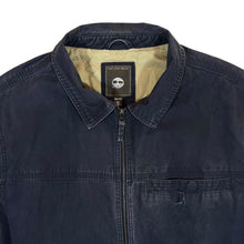 Load image into Gallery viewer, Early 00's TIMBERLAND Classic Faded Black Cotton Zip Bomber Jacket