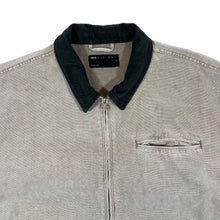 Load image into Gallery viewer, ASOS DESIGN Corduroy Cord Collared Skater Workwear Canvas Zip Bomber Jacket