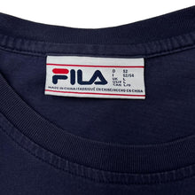 Load image into Gallery viewer, FILA Classic Big Logo Spellout Graphic Short Sleeve Cotton T-Shirt