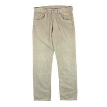 Load image into Gallery viewer, Early 00's LEVI'S 551 Classic Beige Corduroy Cord Straight Leg Trousers
