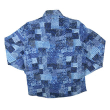 Load image into Gallery viewer, Napapijri Geographic "Slim Fit" Paisley Patterned Blue Long Sleeve Cotton Shirt