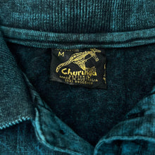 Load image into Gallery viewer, Vintage 90's Churinga DREAMTIME CROCODILE Australia Souvenir Acid Wash Tie Dye Effect Polo Shirt