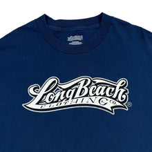 Load image into Gallery viewer, LONG BEACH CLOTHING CO. Classic Skater Surfer Logo Spellout Graphic Short Sleeve T-Shirt