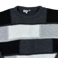 Load image into Gallery viewer, Vintage 90's GIAN MARZELLI Made In England Colour Block Acrylic Knit Sweater Jumper