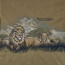 Load image into Gallery viewer, Vintage 90's San Segal BUSCH GARDENS Wildlife Souvenir Graphic Single Stitch T-Shirt