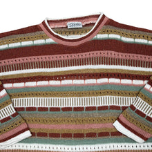 Load image into Gallery viewer, Vintage 90's ULRIKA EXCLUSIVES Abstract Patterned Acrylic Wool Knit Sweater Jumper