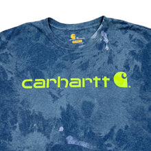 Load image into Gallery viewer, CARHARTT "Original Fit" Classic Big Logo Spellout Graphic Tie Dye Short Sleeve T-Shirt
