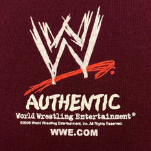 Load image into Gallery viewer, Vintage WWE (2005) Batista “R U Talking 2 Me?” Wrestling Graphic Burgundy T-Shirt