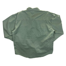 Load image into Gallery viewer, Vintage Jacques Lorant Cowboy Western Panel Green Denim Long Sleeve Shirt