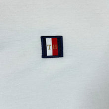 Load image into Gallery viewer, TOMMY HILFIGER "Regular Fit" Embroidered Patch Logo White Short Sleeve Polo Shirt