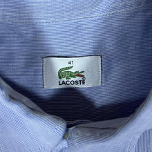 Load image into Gallery viewer, Vintage LACOSTE Classic Blue Mini Pocket Logo Short Sleeve Button-Up Shirt
