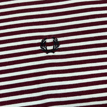 Load image into Gallery viewer, Early 00's FRED PERRY Classic Embroidered Mini Laurel Logo Striped Short Sleeve T-Shirt