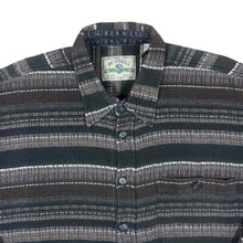 Load image into Gallery viewer, Vintage 90's MC O'NEILL Brown Black Multi Blanket Striped Long Sleeve Flannel Shirt