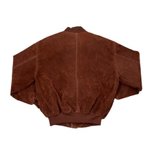 Load image into Gallery viewer, Vintage 90's V MADE IN ITALY Classic Faux Suede Effect Bomber Jacket