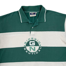 Load image into Gallery viewer, Early 00's GIORGIO Local Boyz "Giorgio Nautical" Embroidered Logo spellout Striped Polo Shirt