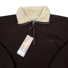 Load image into Gallery viewer, Deadstock Early 00's PUFFA "Windproof" Sherpa Teddy Bear Fleece Lined 1/4 Zip Pullover Fleece Sweatshirt