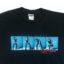 Load image into Gallery viewer, Vintage CLINT BLACK "Down The Black Top We Go" 2003 Tour Country Music Band T-Shirt